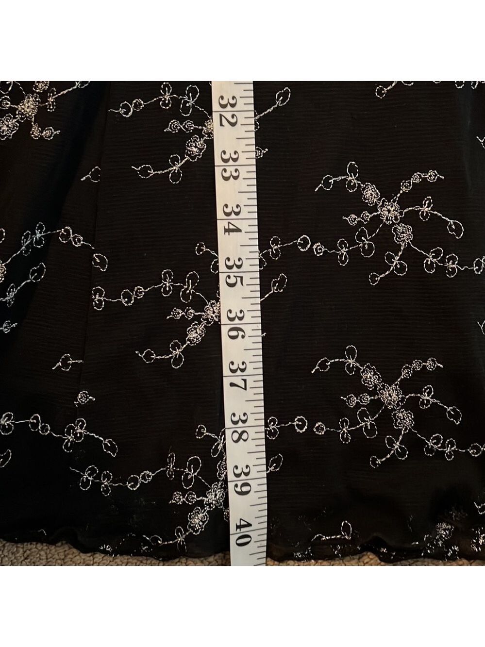le CHÂTEAU Black V Neck Sleeveless Dress Size Small - Picture 13 of 13